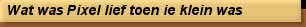 Wat was Pixel lief toen ie klein was