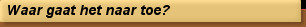 Waar gaat het naar toe?