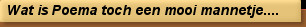 Wat is Poema toch een mooi mannetje....