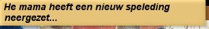 He mama heeft een nieuw speleding neergezet...