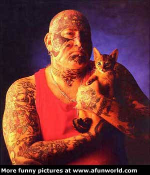 En dan zeggen ze dat katten op hun bazen lijken, of was dat nou met honden??